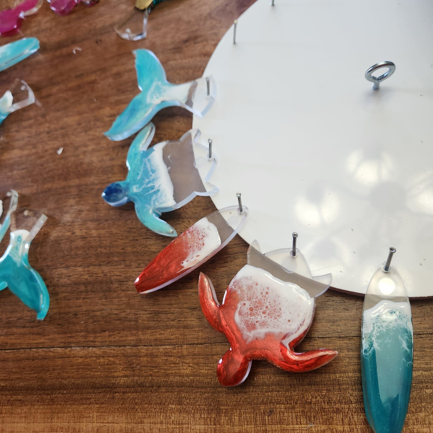 HDPE Acrylic Holder for Keychains