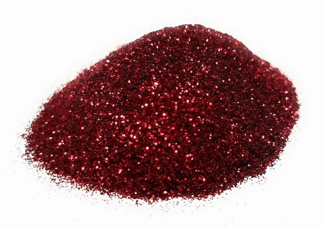 25 Gram EyeCandy -RUBY RED FLAKES/ Glitter