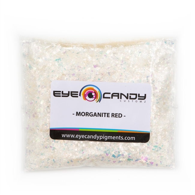 25 Gram EyeCandy Irregular Flakes/ Glitter- MORGANITE RED