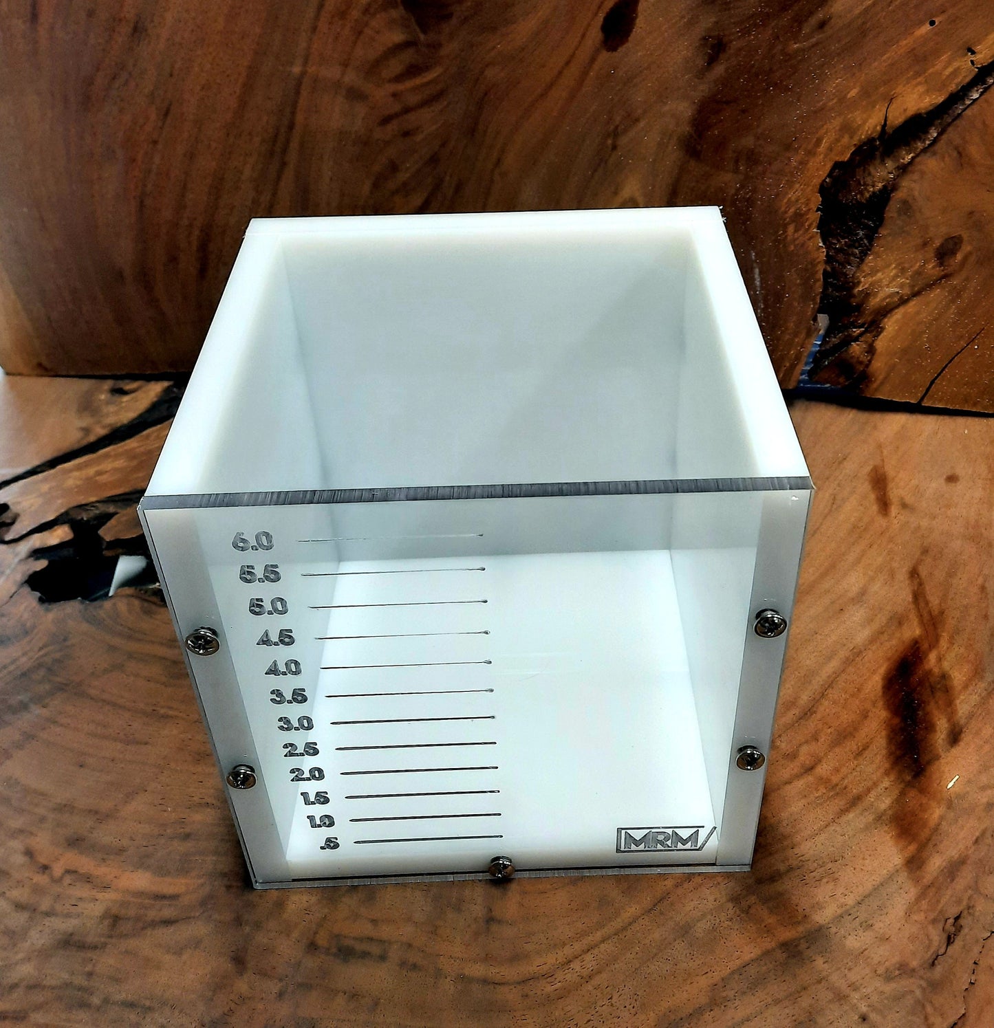 6"x6"x6" Cube Mold HDPE