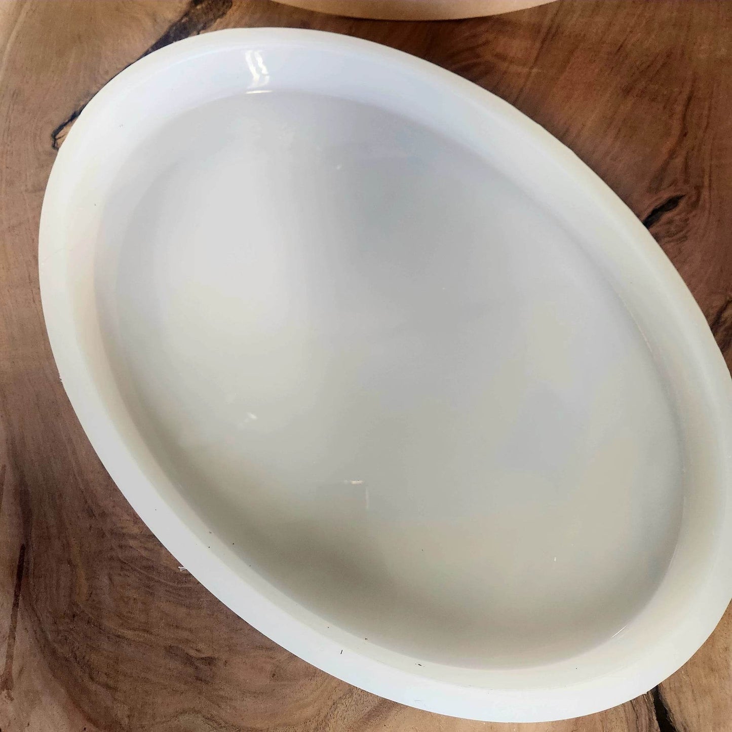 Oval Silicone Mold Large with MDF template