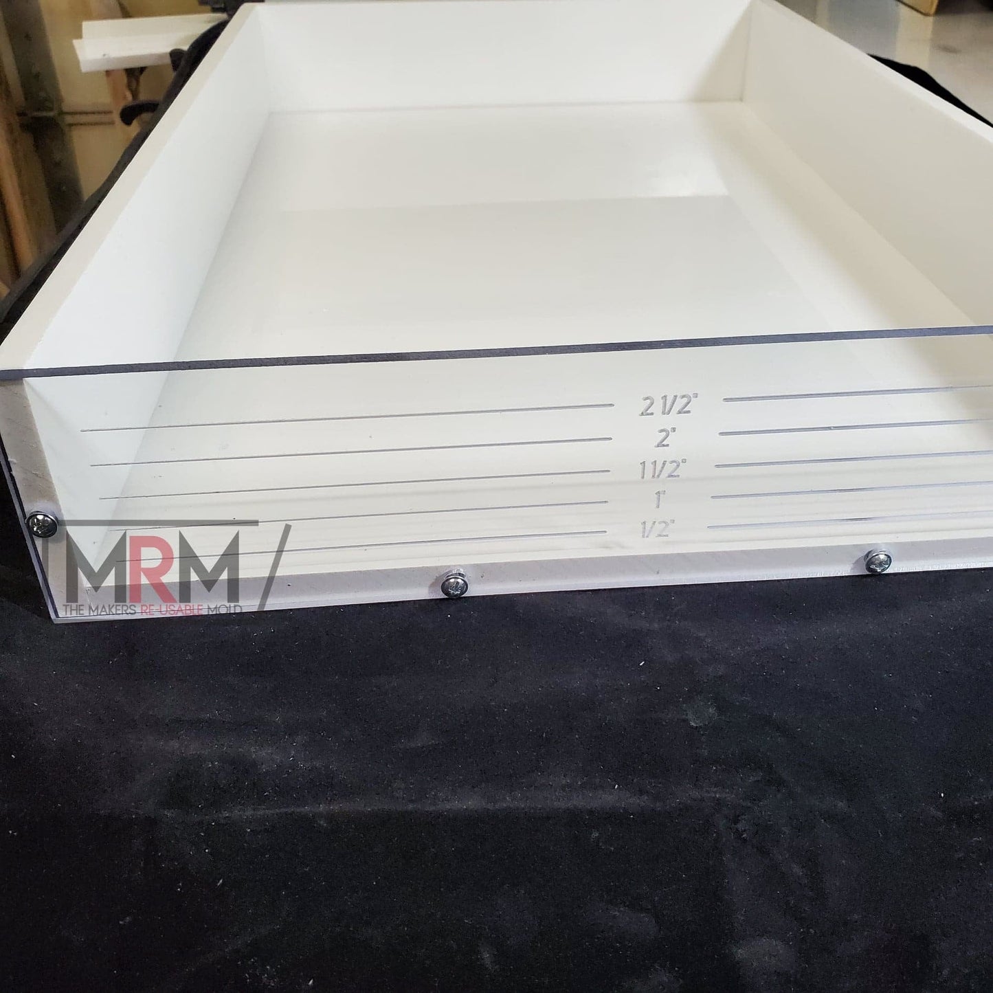 World Wide Shipping 24" x 16" HDPE Original MAKERS REUSABLE MOLD™! Epoxy Mold, Resin Mold,, Resin Form, Table Mold