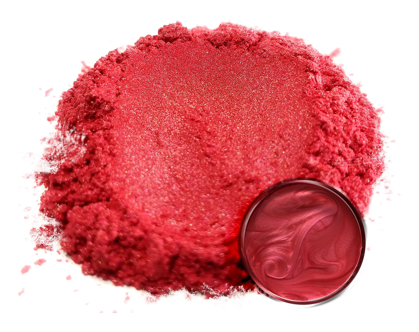 25 Gram - Eye Candy Mica Pigments - RED ROSE