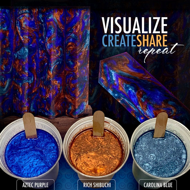 Eye Candy Mica Pigments - CAROLINA BLUE