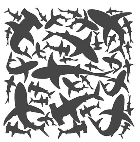 Vinyl Stickers- Sharks, Turtles, Dolphins, Whales, Jellyfish, Octopus, MantaRay, Mermaids
