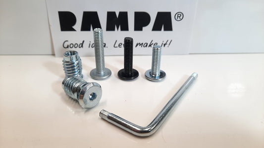 RAMPA Bolts & Inserts for furniture