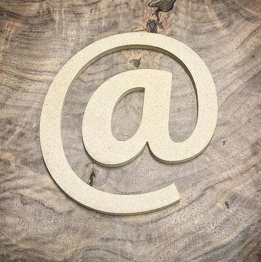 MAKERS REUSABLE MOLD™ At Symbol or Hashtag Blank Mdf