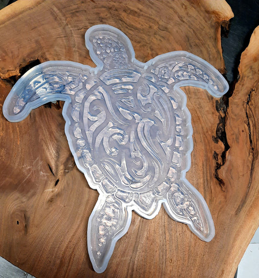 MAKERS REUSABLE MOLD™ Tribal Turtle 18" Silicone Mold