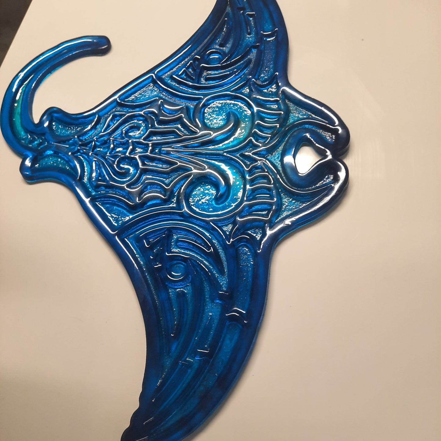 Silicone Tribal Manta Ray 18" Mold MAKERS REUSABLE MOLD™