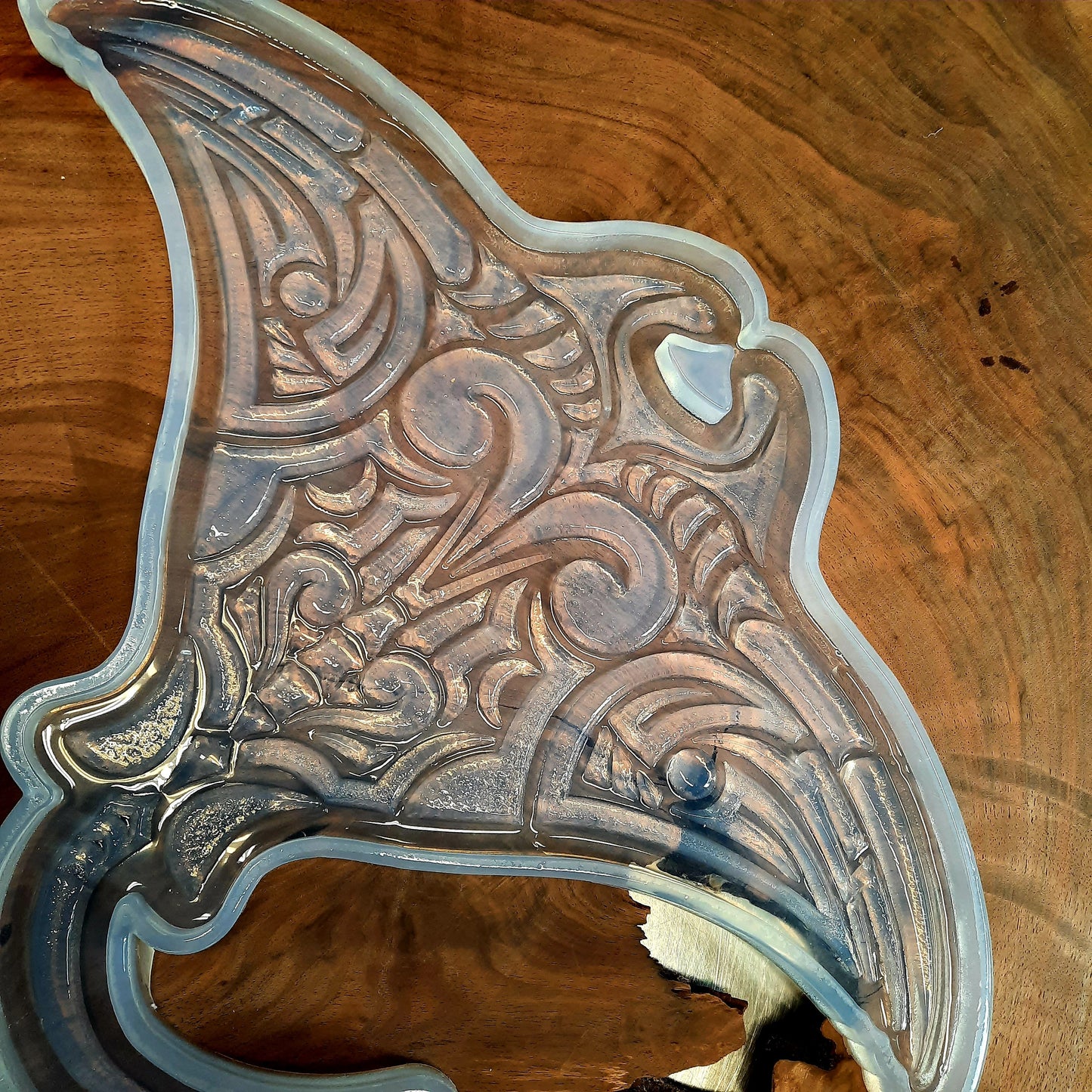 Silicone Tribal Manta Ray 18" Mold MAKERS REUSABLE MOLD™