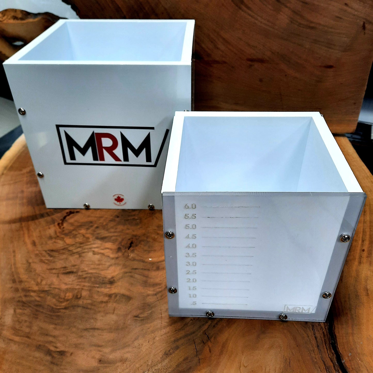 6"x6"x6" Cube Mold HDPE